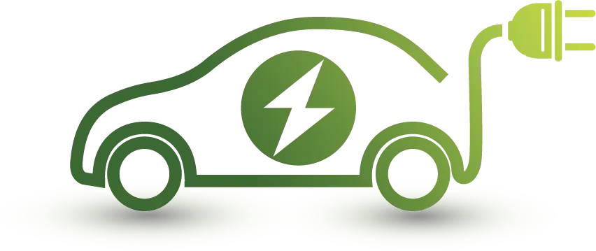 Auto elettrica funzionalità green 